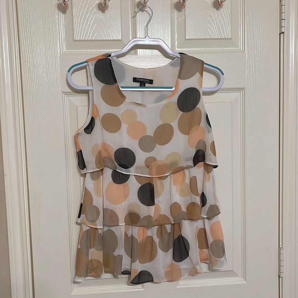 Chadwicks Polka Dot Blouse